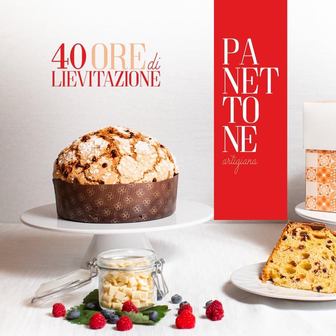 Panettone artigianale “Cioccolato bianco e frutti di bosco”